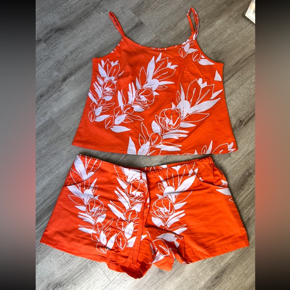 Kealopiko shorts and tank top set
